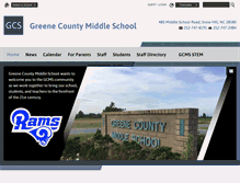 Tablet Screenshot of gcms.gcsedu.org